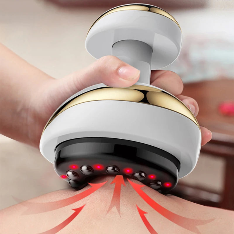 Elektrisches Guasha Schröpf Massagegerät mit Wärmefunktion